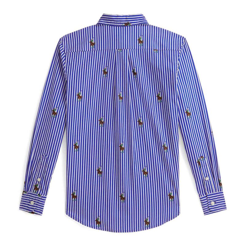 Polo Ralph Lauren Polo Bear Striped Cotton Shirt image number 1